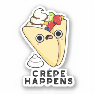 Adesivo Crepe Acontece Comida Engraçado