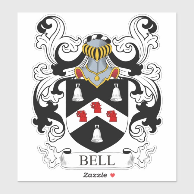 Adesivo Crest da Família Bell (Folha)