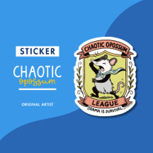 Crest da Liga dos Ogambás Chaóticos com Drama Engr