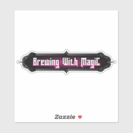 Adesivo Criação com logotipo mágico