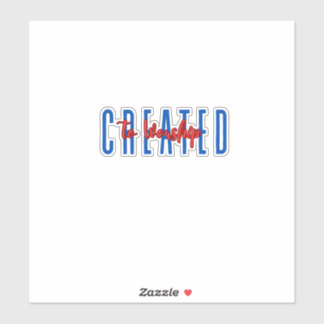 Adesivo Criado ao Culto