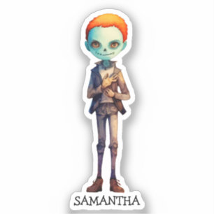 Adesivo Criança Zombie Macabra Adorável Mas Bonita - Macab