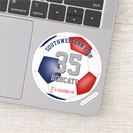 Adesivo Crianças azuis vermelhas ensinam cores personaliza