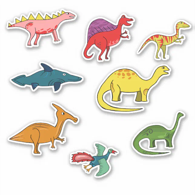 Adesivo Decorativo Dinossauro dos desenhos animados