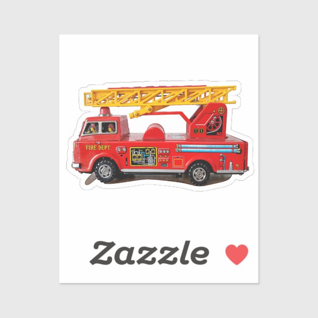 ADESIVO CRIANÇAS FIRETRUCK T SHIRT (Folha)