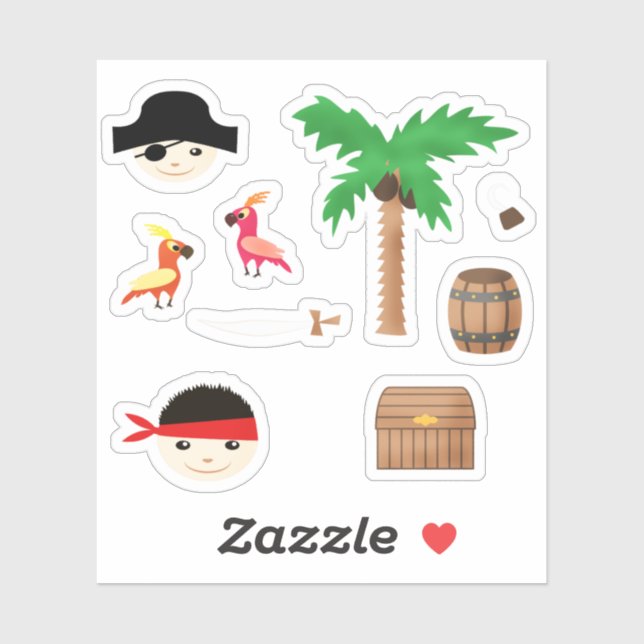 Adesivo Crianças prontas para menino (Folha)