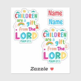 Adesivo Crianças são um presente do Senhor"