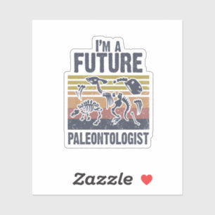 Adesivo Crianças Sou um Futuro Paleontólogo Dinossauros