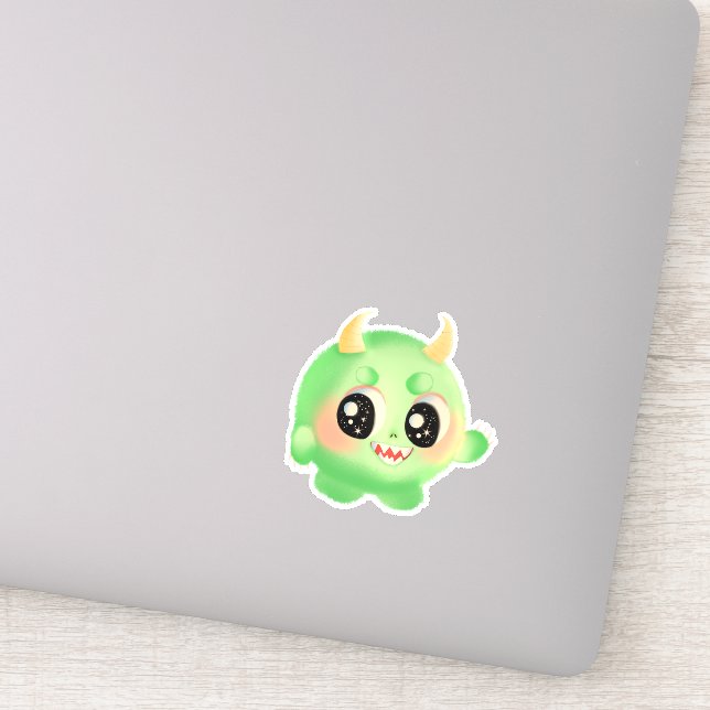 Adesivo Criatura de Monstro Amiga do felpudo (Detalhe)