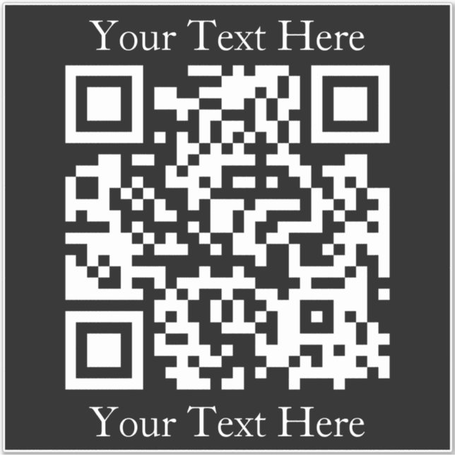 Adesivo Crie instantaneamente um código QR com qualquer si (Frente)