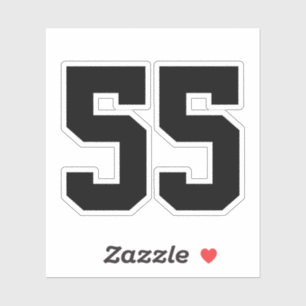 Adesivo Crie o seu próprio Jersey Number Sticker