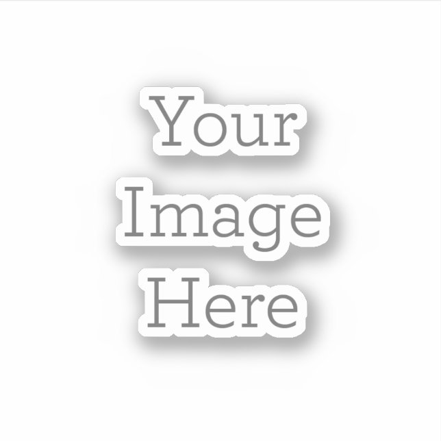 Adesivos de vinil personalizáveis Folha Extra Pequena 7,6 cm x 7,6 cm (Frente)