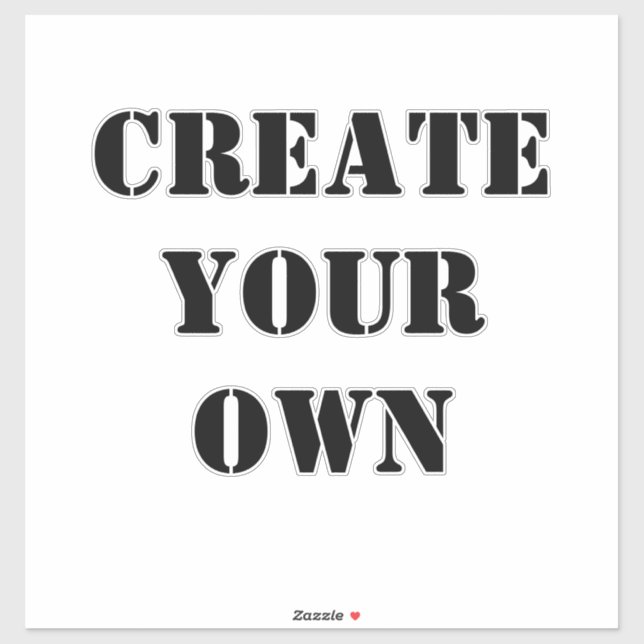 Adesivo Crie seu (Folha)