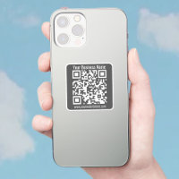 Crie seu próprio código QR | Cinzas escuras