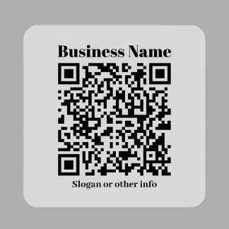 Adesivo Crie seu próprio código QR | Preto e transparente