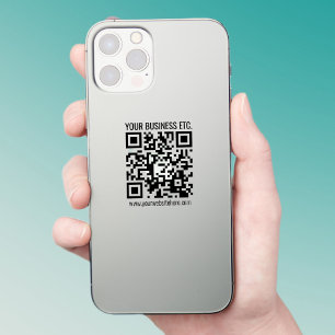 Adesivo Crie seu próprio código QR   Transparente
