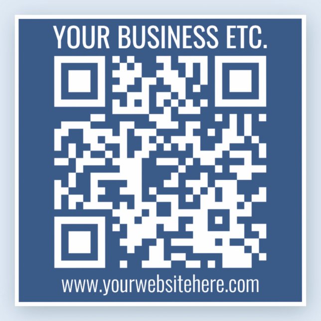 Adesivo Crie seu próprio código QR | Transparente (Criador carregado)