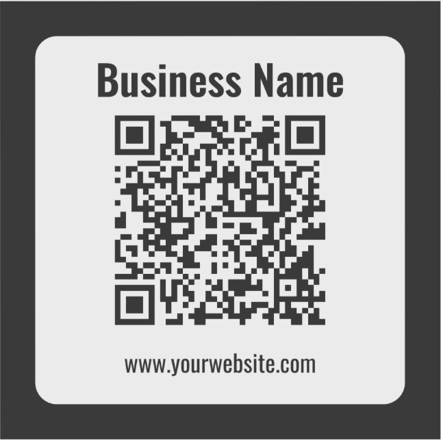 Adesivo Crie seu próprio código QR | Transportador (Frente)