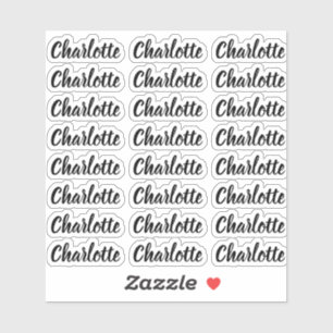 Adesivo Crie seu próprio nome de script personalizado leg