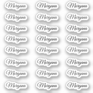 Adesivo Crie seu próprio nome personalizado de script mode