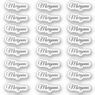 Adesivo Crie seu próprio nome personalizado de script mode