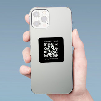 Adesivo Crie um código QR transparente à prova d'água inst
