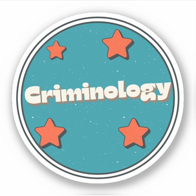 Adesivo Criminologia (Frente)
