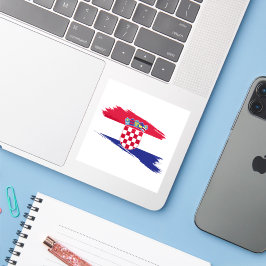 Adesivo Croatia Flag Sticker – Patriotic Design