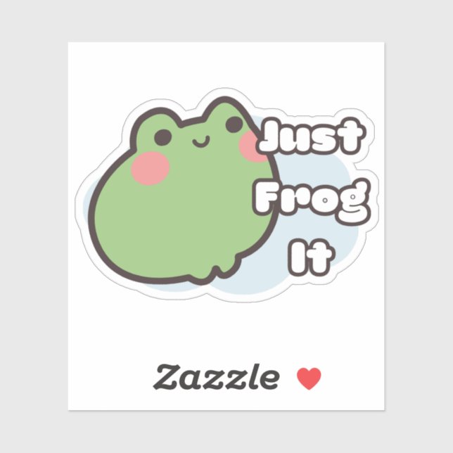 Adesivo Crochet Engraçado (Folha)