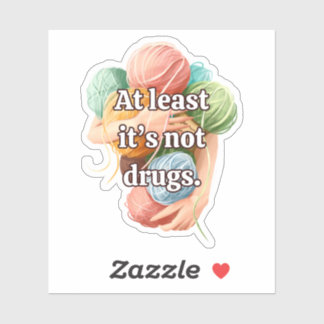 Adesivo Crochet Engraçado