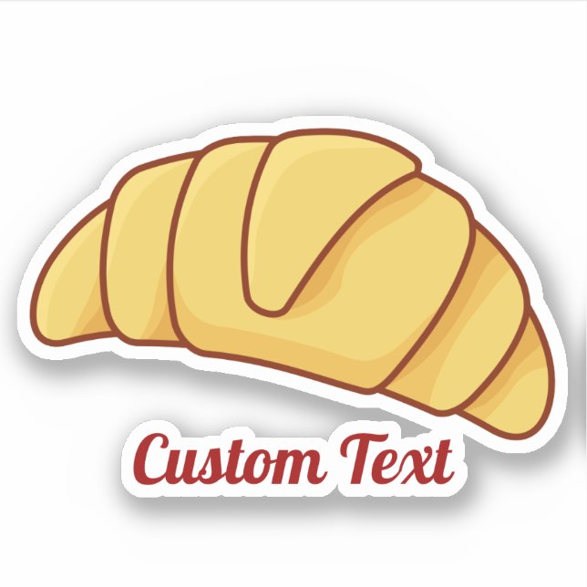 Adesivo Croissant Sticker (Frente)
