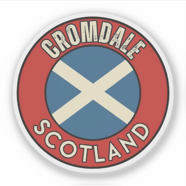 Adesivo Cromdale, Escócia (Frente)