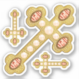 Adesivo Crostas Amigas com Águas Vermelhas Faux e Pérolas 