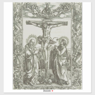 Adesivo Crucificação Medieval de Jesus Cristo