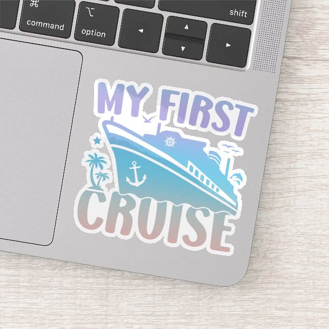 Adesivo Cruise My First Cruise 2025 Family Vacation Cruise (Detalhe)