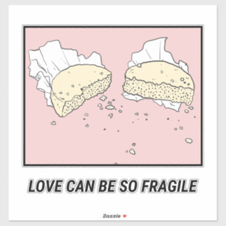 Adesivo Crumbling Cookie Cafe Wall Art | Minimalist