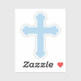 Adesivo Cruz Azul Elegante