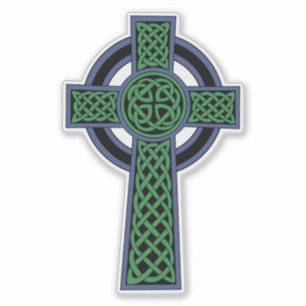 Adesivo Cruz celta irlandesa do nó