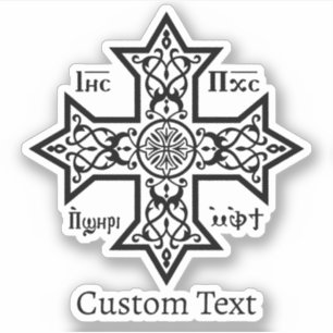 Adesivo Cruz Copta