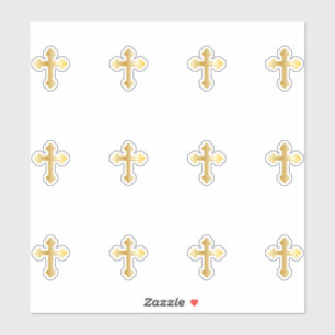 Adesivo Cruz goldtone da trindade