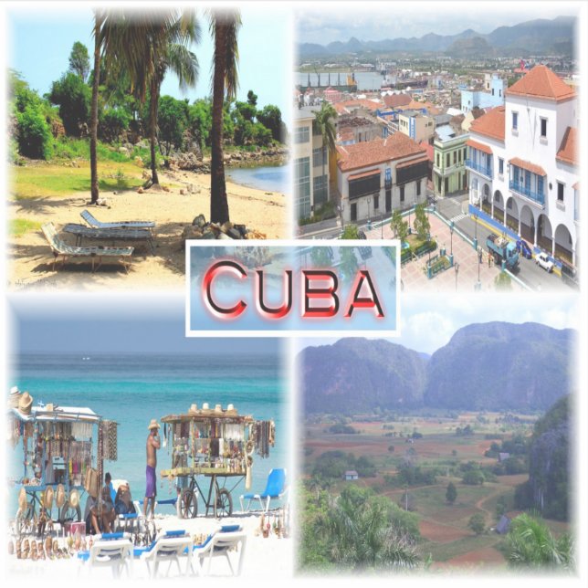 Adesivo CU Varadero Beach - Santiago de Cuba - Vinales (Frente)