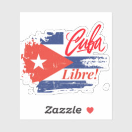 ADESIVO CUBA LIBRE STICKER