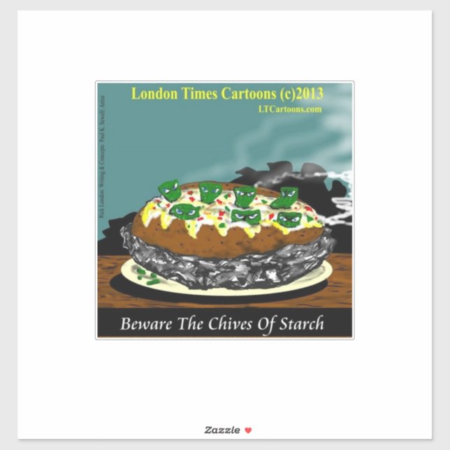 Adesivo Cuidado com as Cebolinhas da Amido – Cartum Divert (Folha)