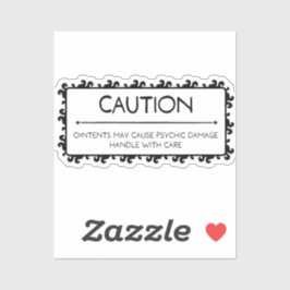 Adesivo Cuidado: Danos Psíquicos