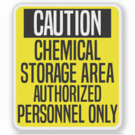 ADESIVO CUIDADO PESSOAL AUTORIZADO NA ÁREA DE ARMAZENAMENT