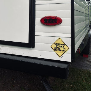 Adesivo Cuidado, Slinky Fedorento em Pára-choque!