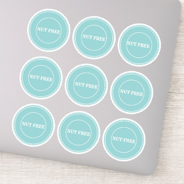 Adesivo Culinária Segura de Alergia Sem Nute (Detalhe)