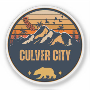 Adesivo Culver City, Califórnia