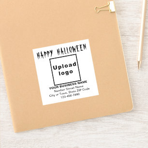 Adesivo Cumprimento de Halloween de Negócios em Vinil Quad