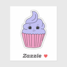 Cupcake Lavanda Preocupado